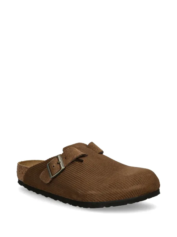Birkenstock Boston スリッポン | ブラウン | FARFETCH JP