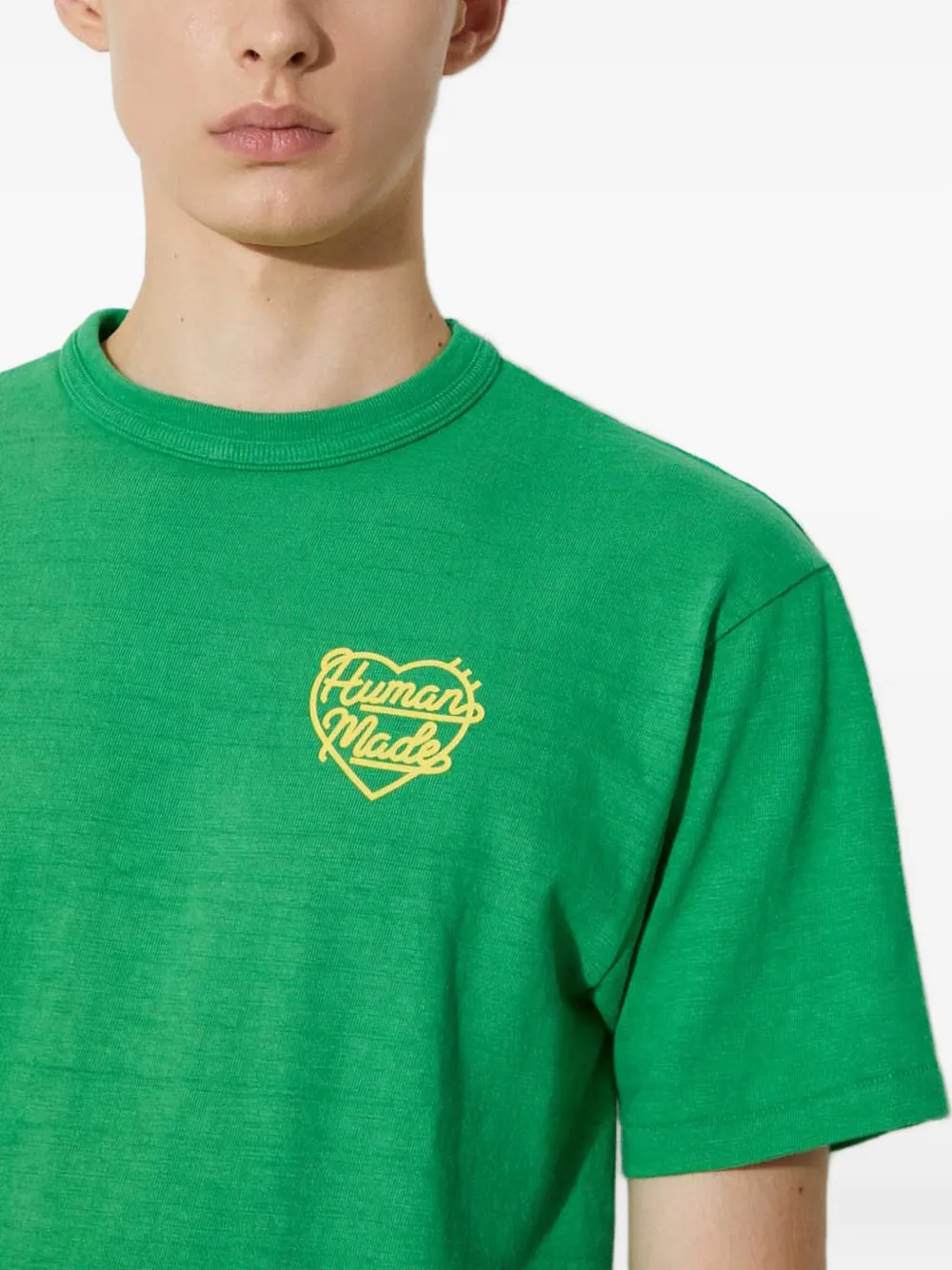 Human Made T-shirt met logoprint Groen