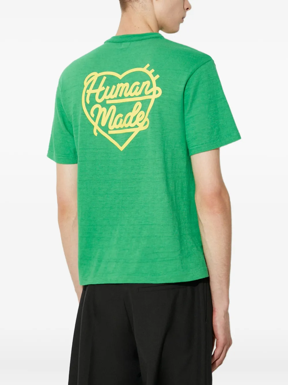 Human Made T-shirt met logoprint Groen