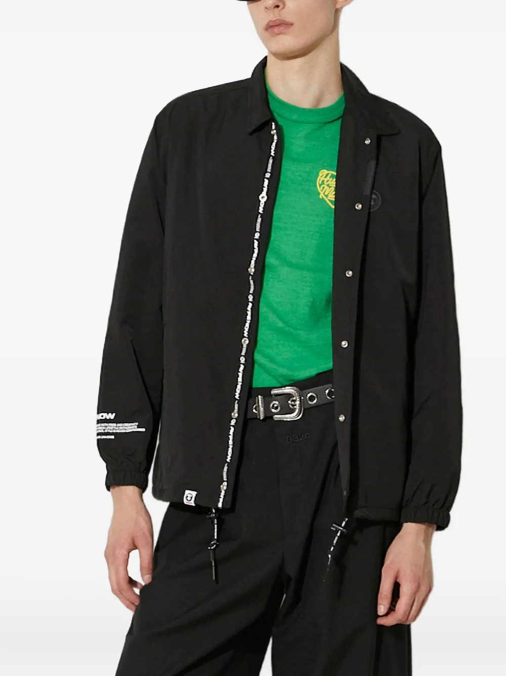 Human Made logo-print T-shirt - Verde