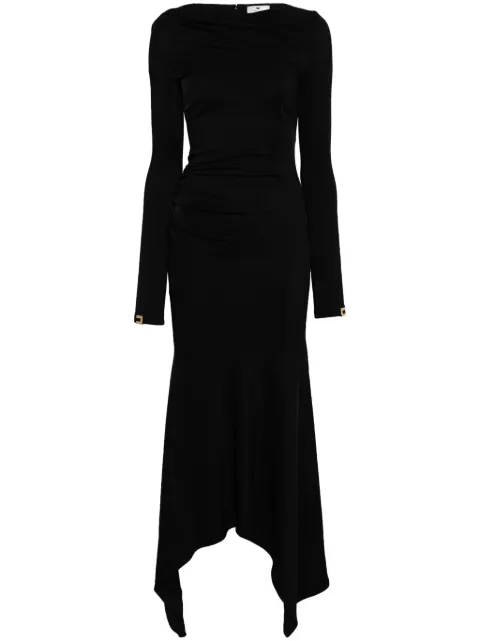 Elisabetta Franchi draped jersey midi dress