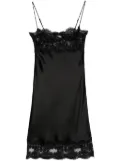 Saint Laurent Kleid slip dress - Black