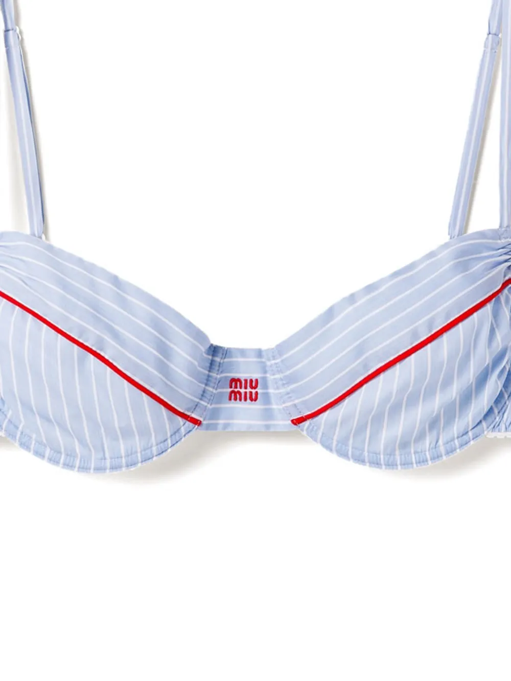 Miu Miu stripe-print bra | Image 2