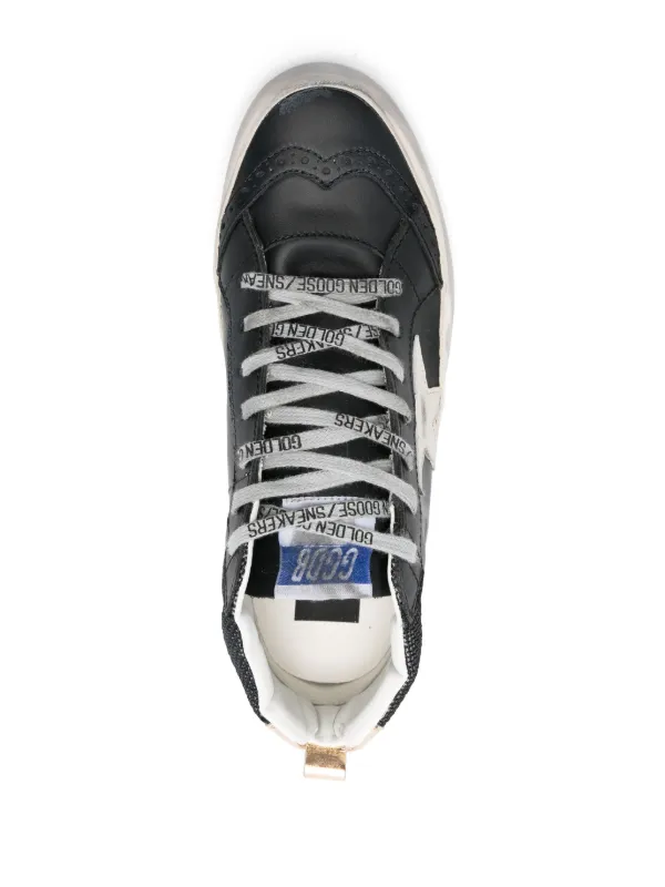 Golden Goose Mid Star Sneakers | Black | FARFETCH