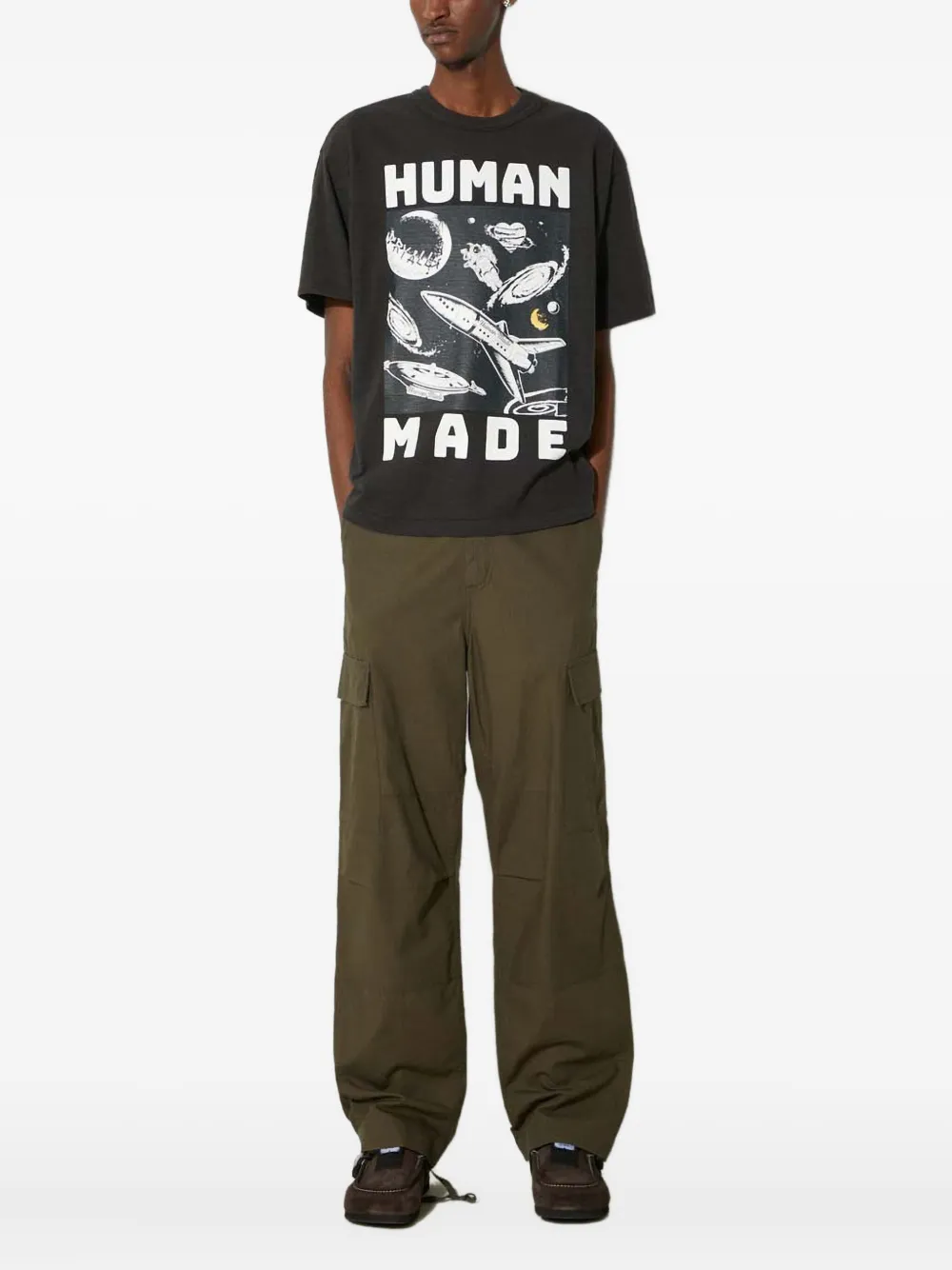 Human Made graphic-print t-shirt | Black | Image 1
