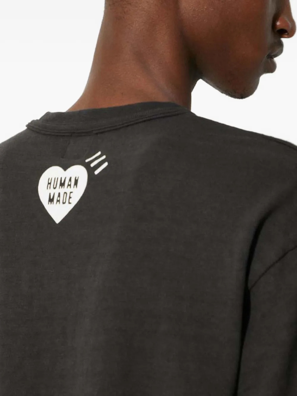Human Made T-shirt met grafische print Zwart