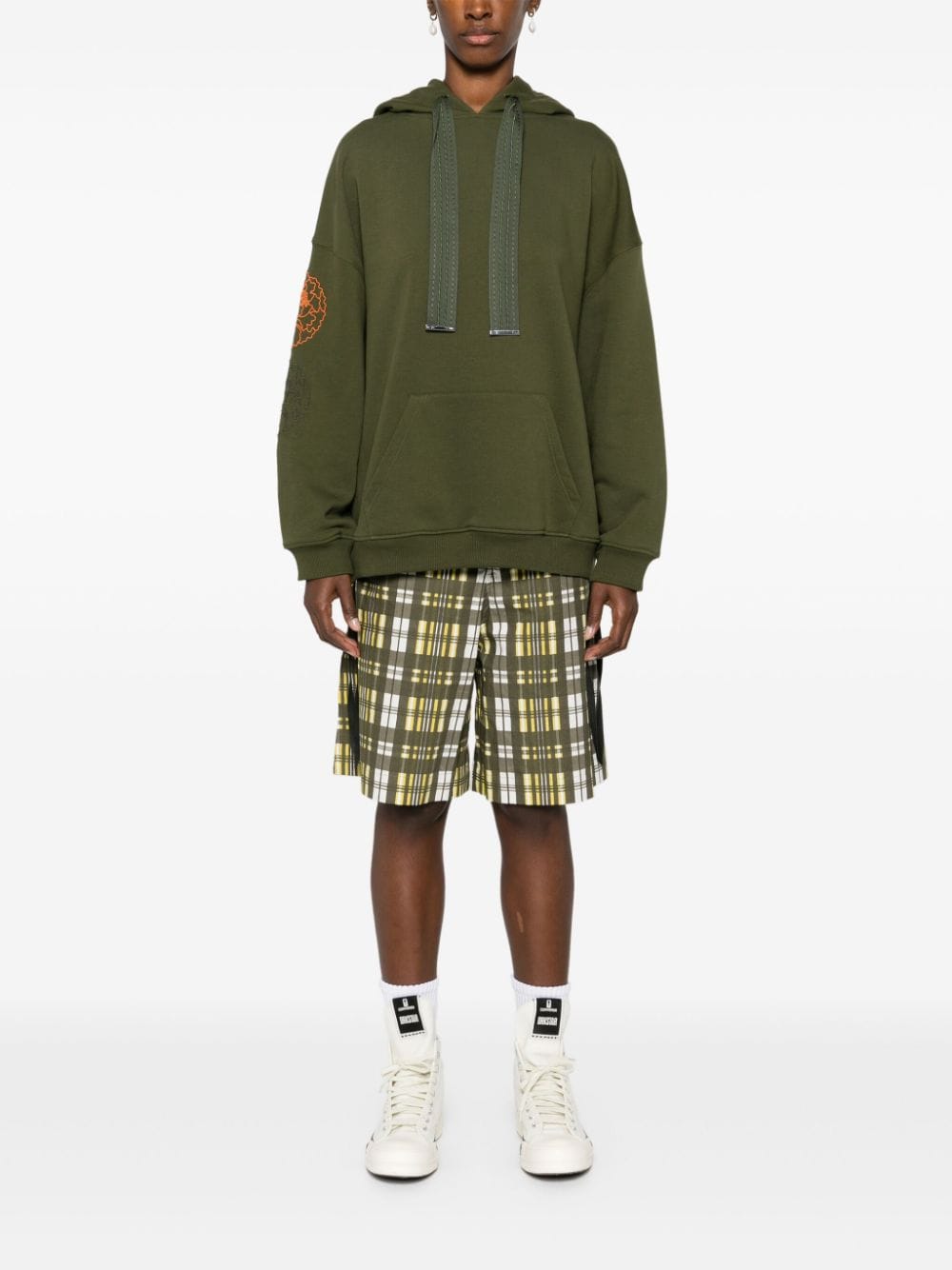 DONDUP oversized hoodie - Groen