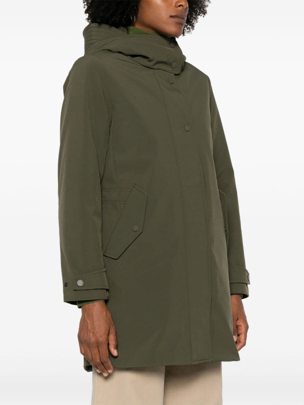 Shop Woolrich Firth Parka In Green