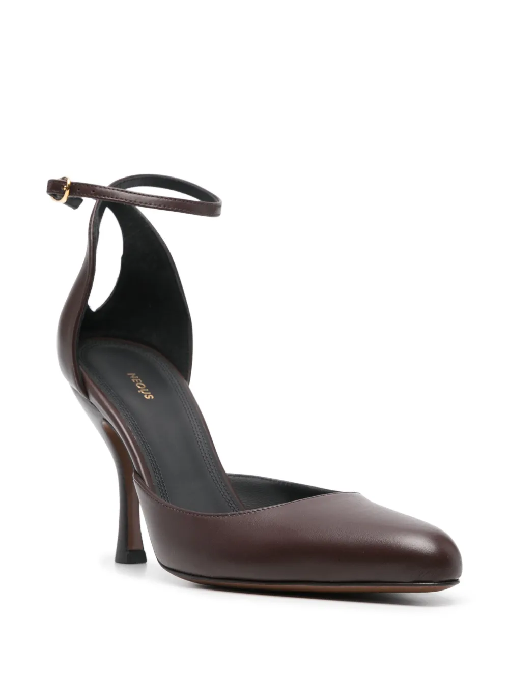 NEOUS 90mm Nekkar pumps - Bruin