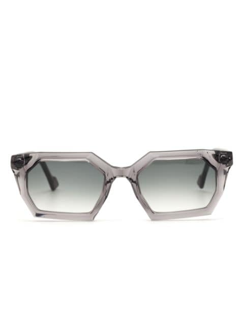 Yohji Yamamoto geometric-frame sunglasses