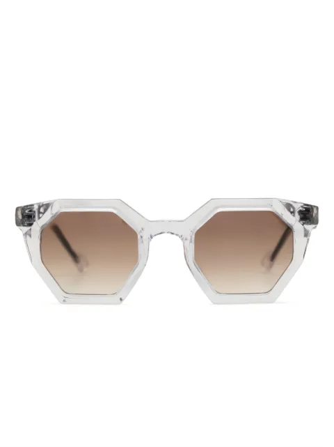 Yohji Yamamoto geometric-frame sunglasses