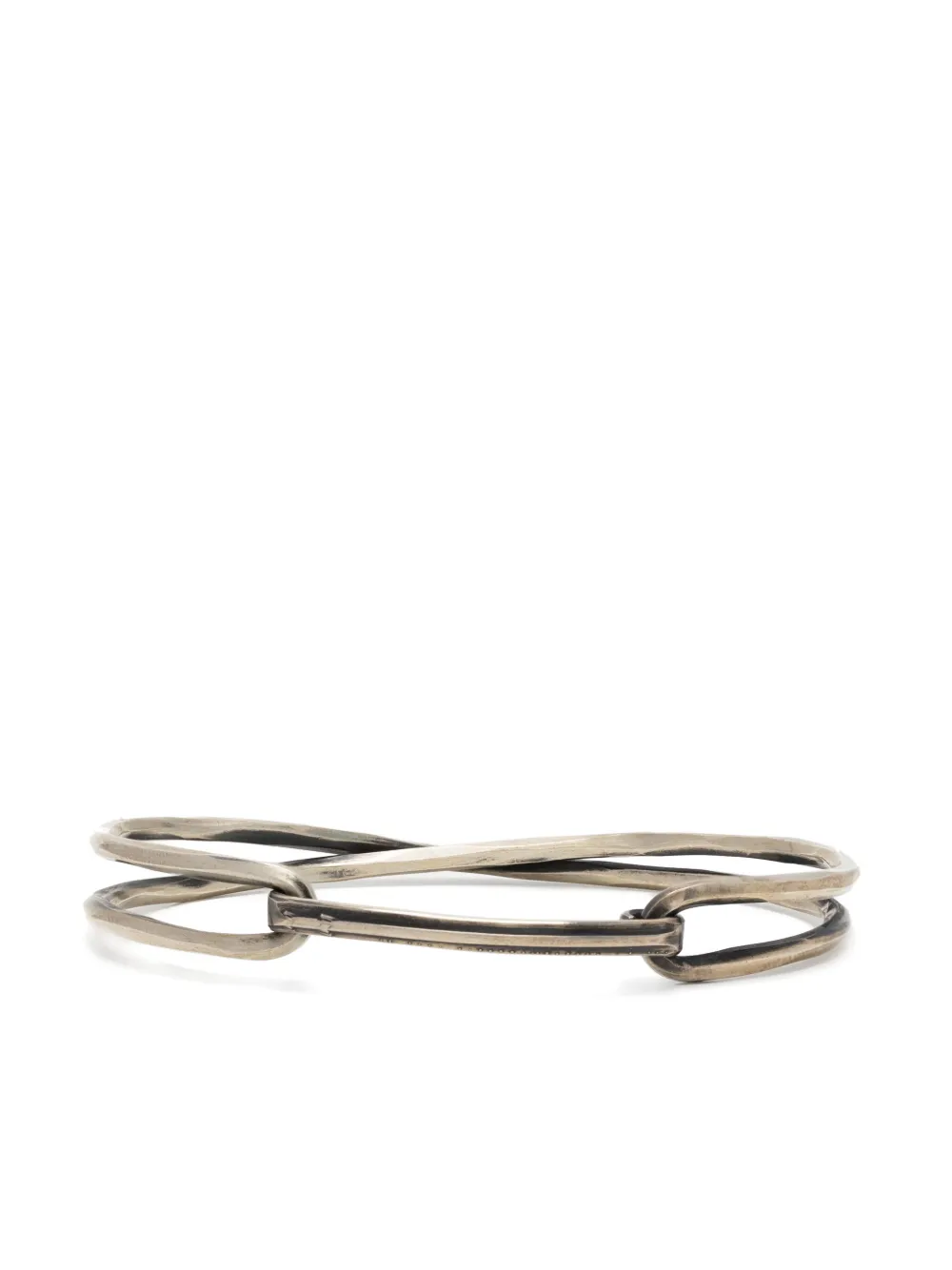 WERKSTATT:MÜNCHEN bracelet crossed | Silver | Image 1