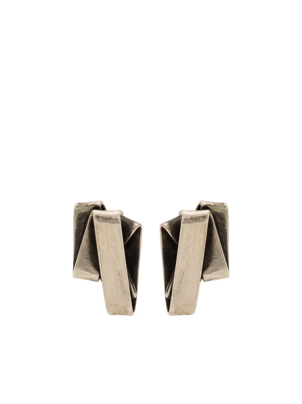 WERKSTATT:MÜNCHEN aretes con diseño plegable | plateado | Image 1