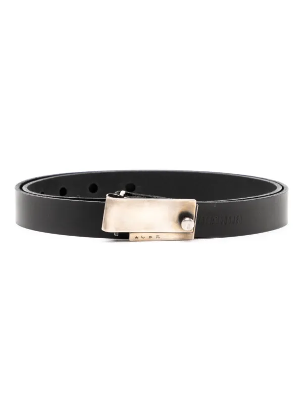 美品 WERKSTATT:MUNCHEN ベルト WERKSTATT:MÜNCHEN ベルト フォールド | ブラック | FARFETCH JP
