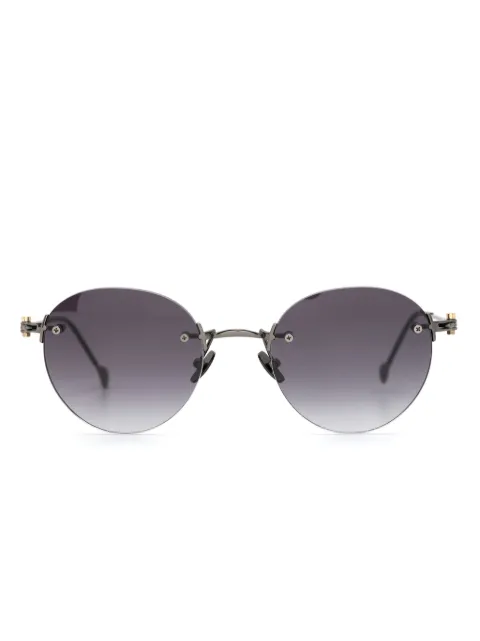 Yohji Yamamoto lentes de sol con armazón redonda