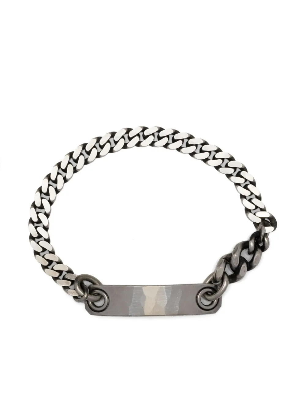 WERKSTATT:MÜNCHEN brazalete con ojales | plateado | Image 1