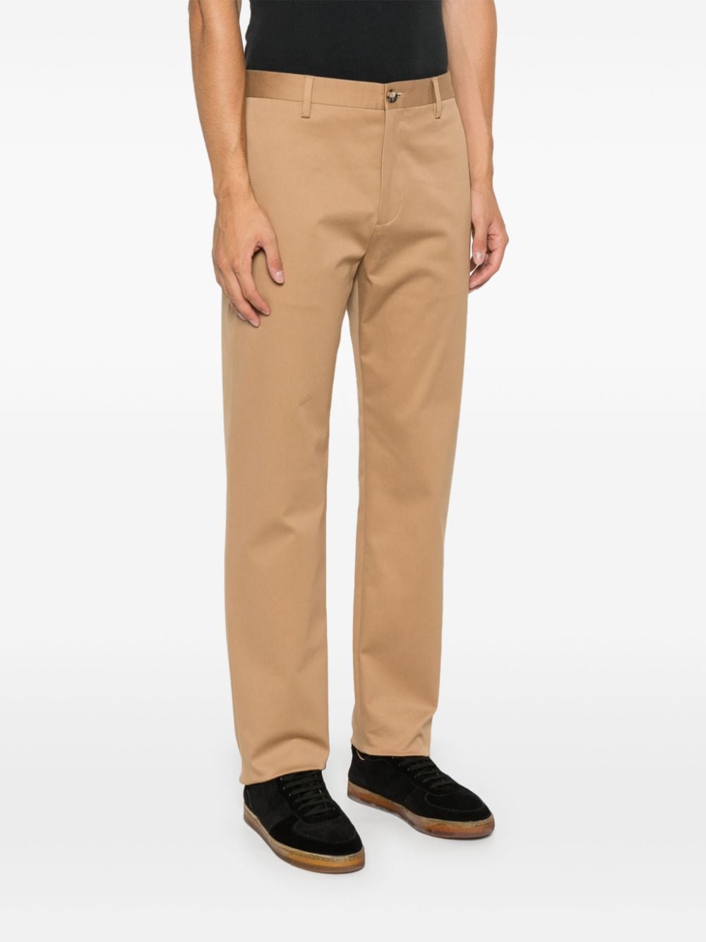 Shop Paul Smith Slim-cut Trousers In Neutrals