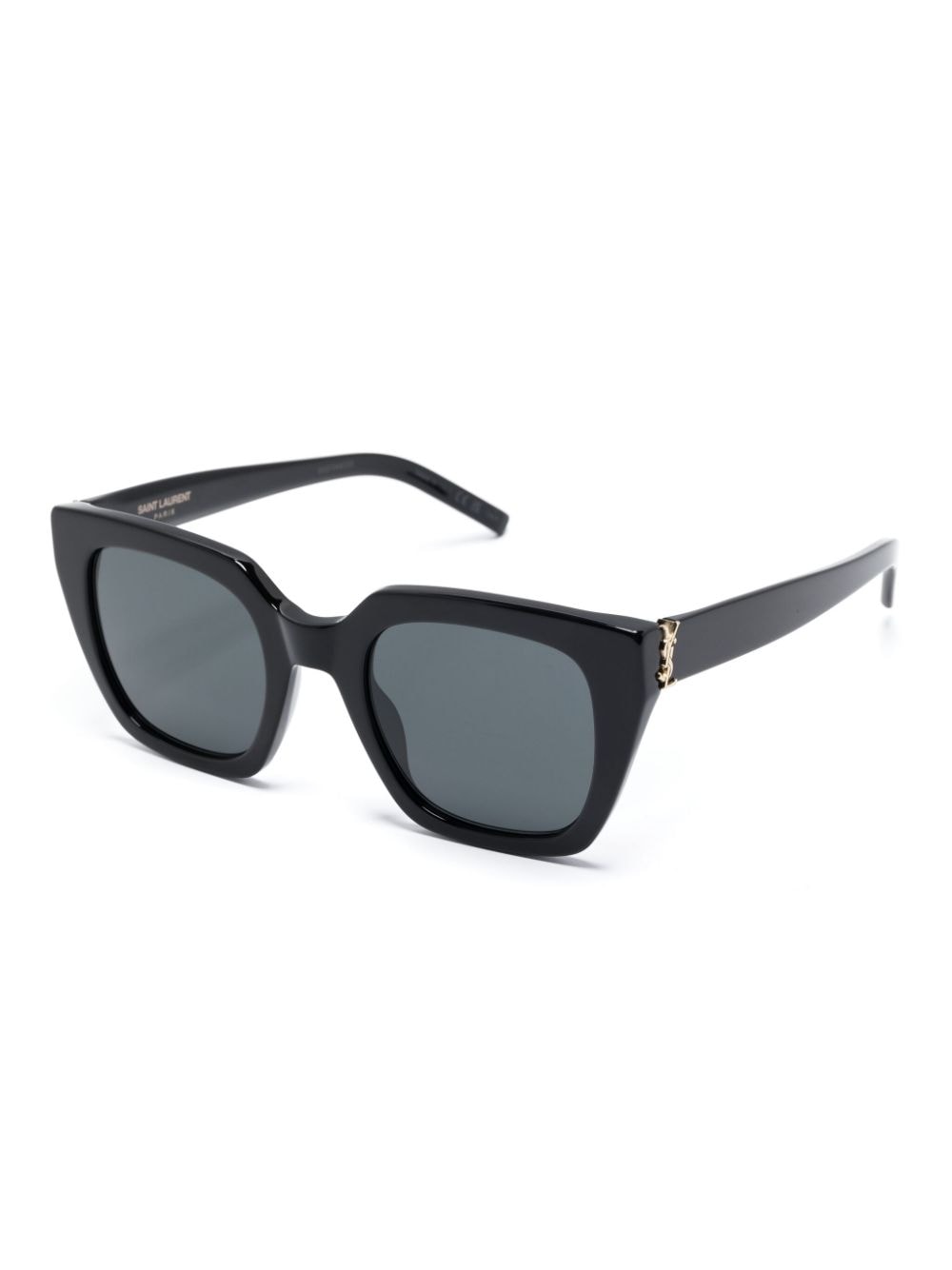 Shop Saint Laurent Sl M143 Sunglasses In Black