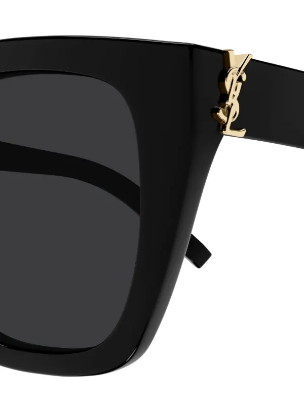 Saint Laurent Eyewear SL M143 サングラス | ブラック | FARFETCH JP