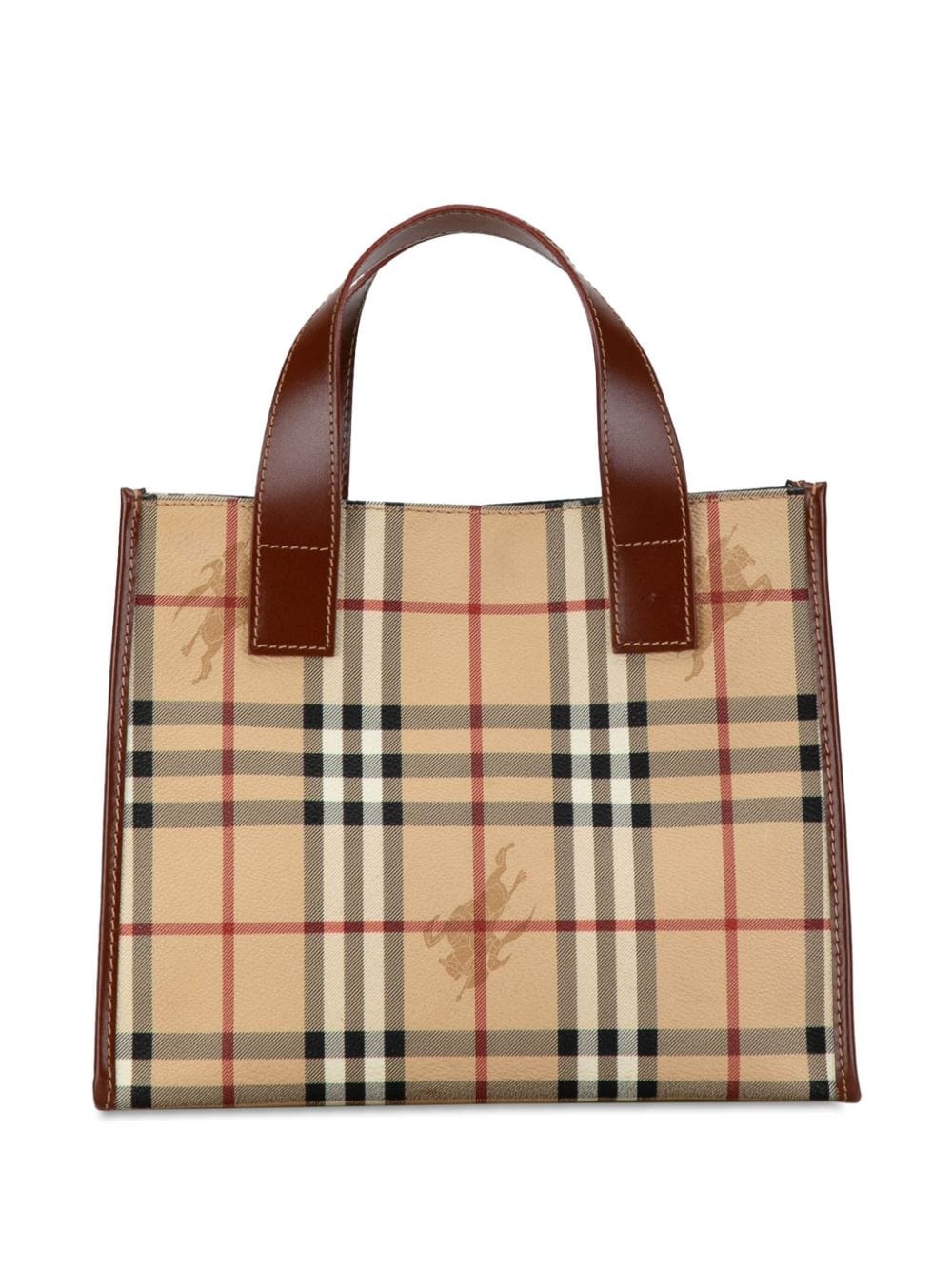 Burberry Pre-Owned 2000-2017 Haymarket Check handbag - Bruin