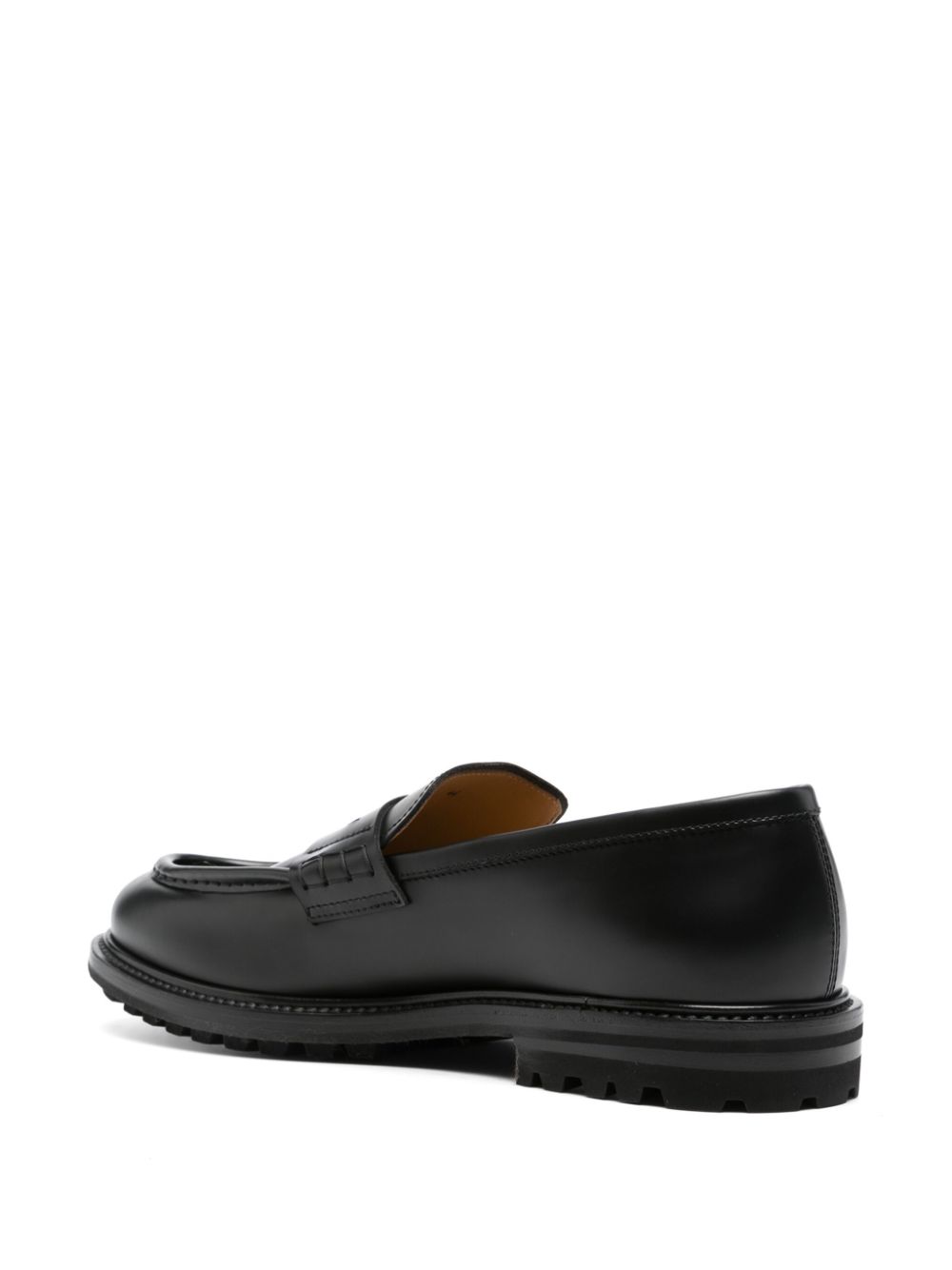 Henderson Baracco Leren loafers Zwart