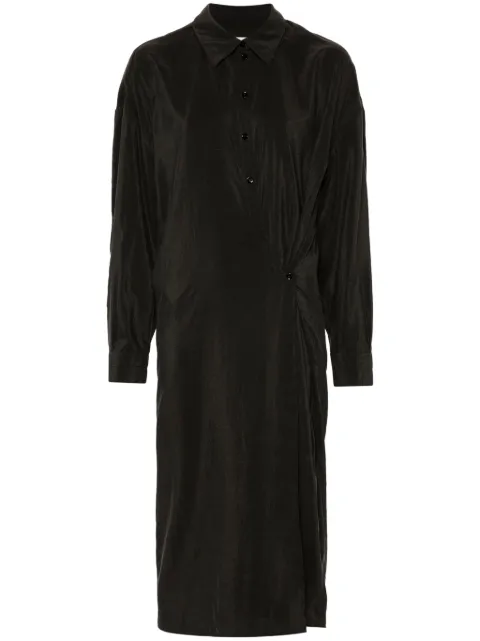 LEMAIRE vestido con cuello recto