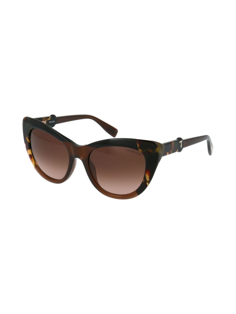 Trussardi cat-eye sunglasses - Bruin