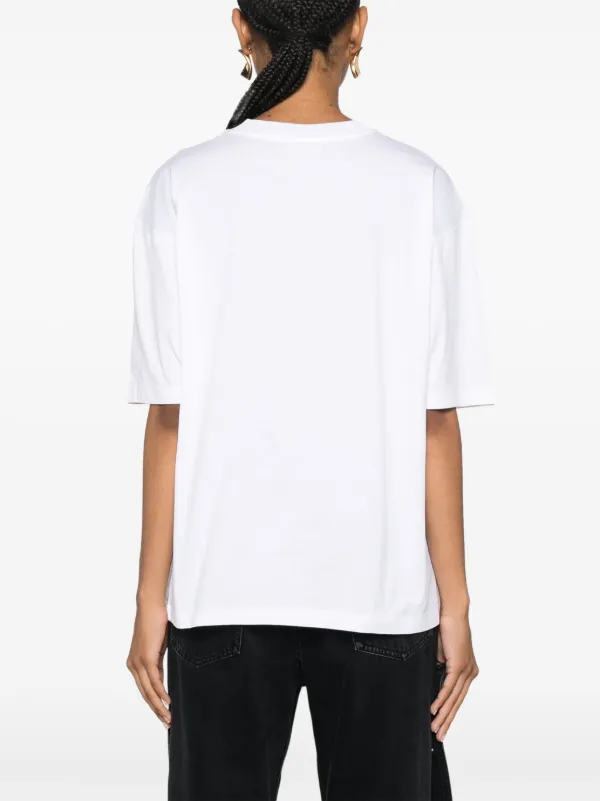 Marni logo-embossed T-shirt - Farfetch