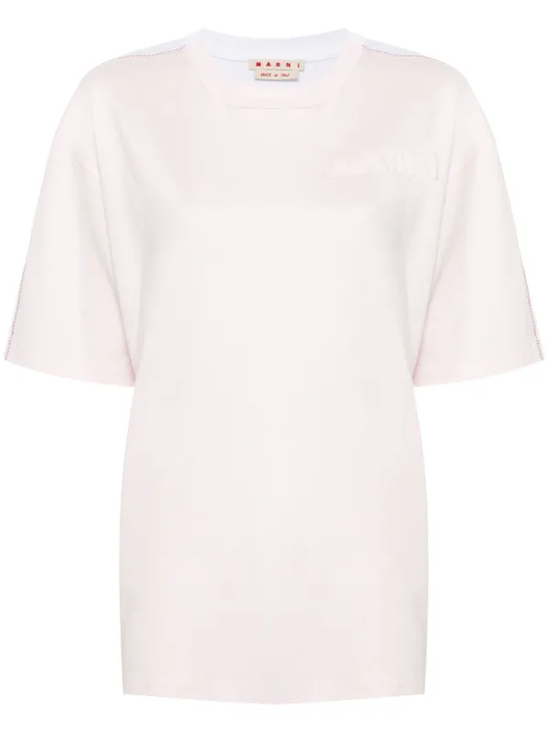 Marni ロゴ Tシャツ | ピンク | FARFETCH JP
