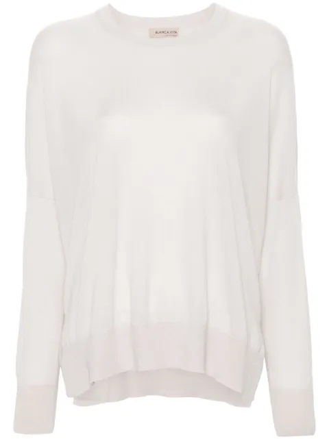 Blanca Vita fine-knit sweater 