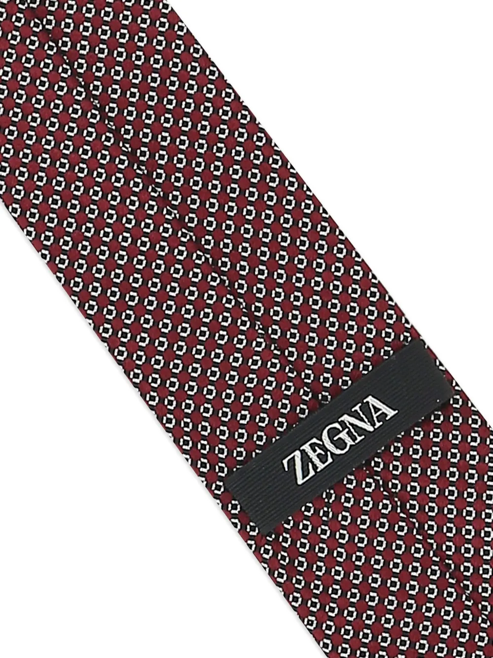 Zegna Stropdas met paisley-print Rood