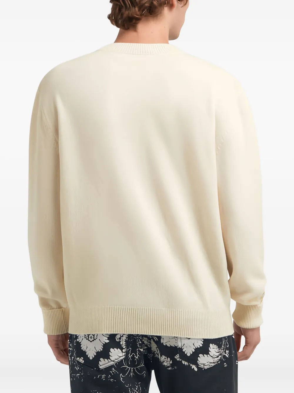Roberto Cavalli Wool Sweater In Neutral