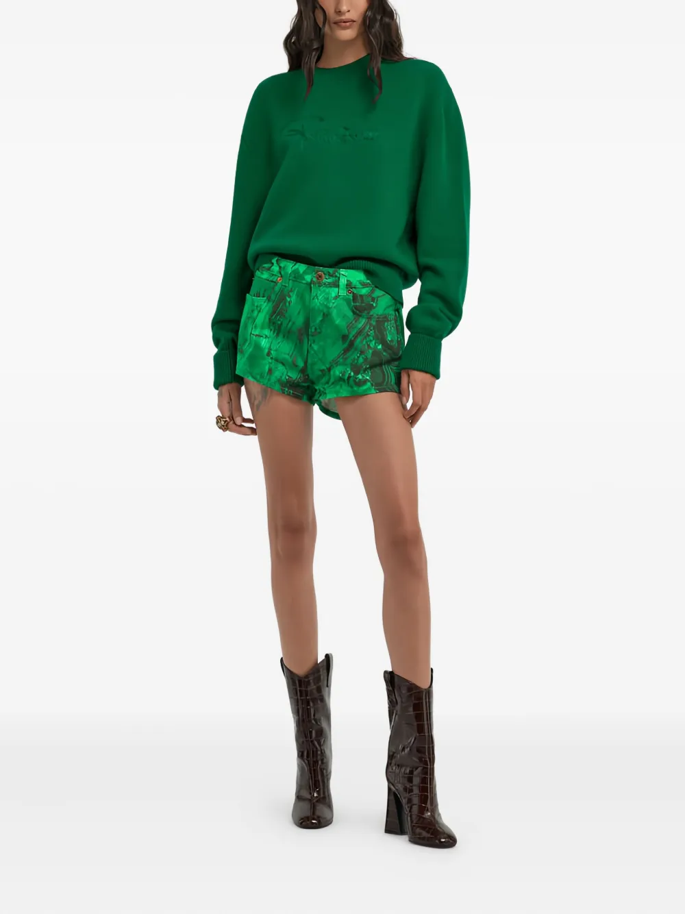 Roberto Cavalli embroidered wool sweater | Knitted Sweaters | Image 2