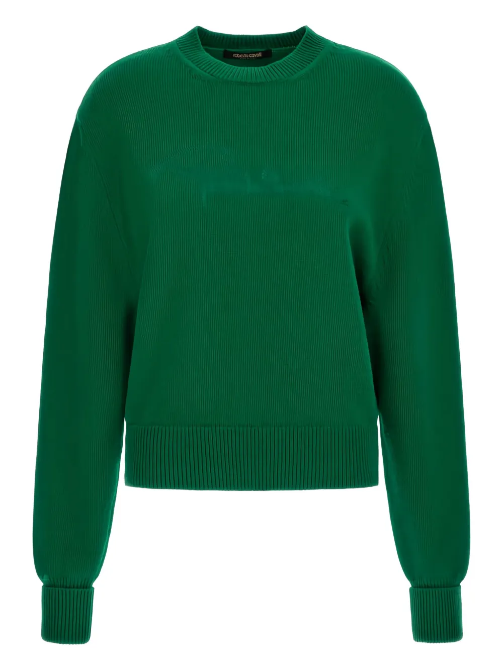 Roberto Cavalli embroidered wool sweater | Green | Image 1