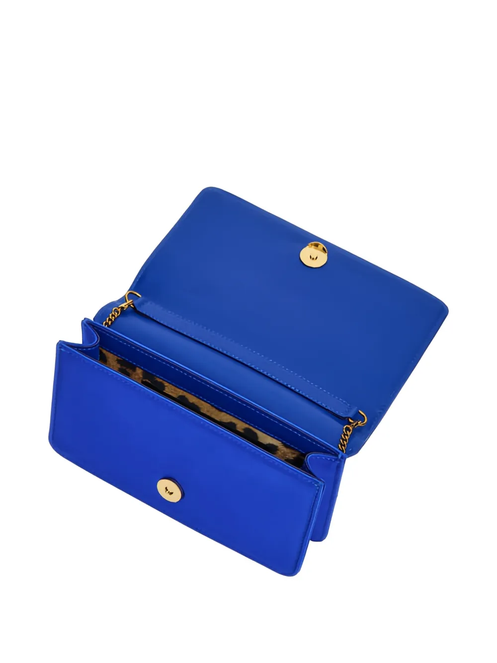 Roberto Cavalli Schoudertas met kettingdetail Blauw