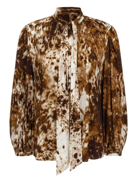 Roberto Cavalli Appaloosa-print shirt