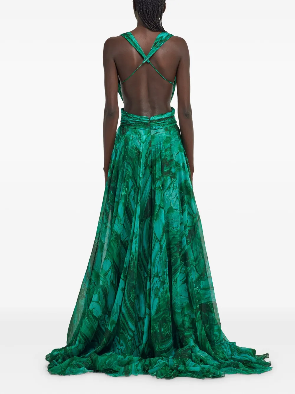 Roberto Cavalli abstract-print gown | Image 5