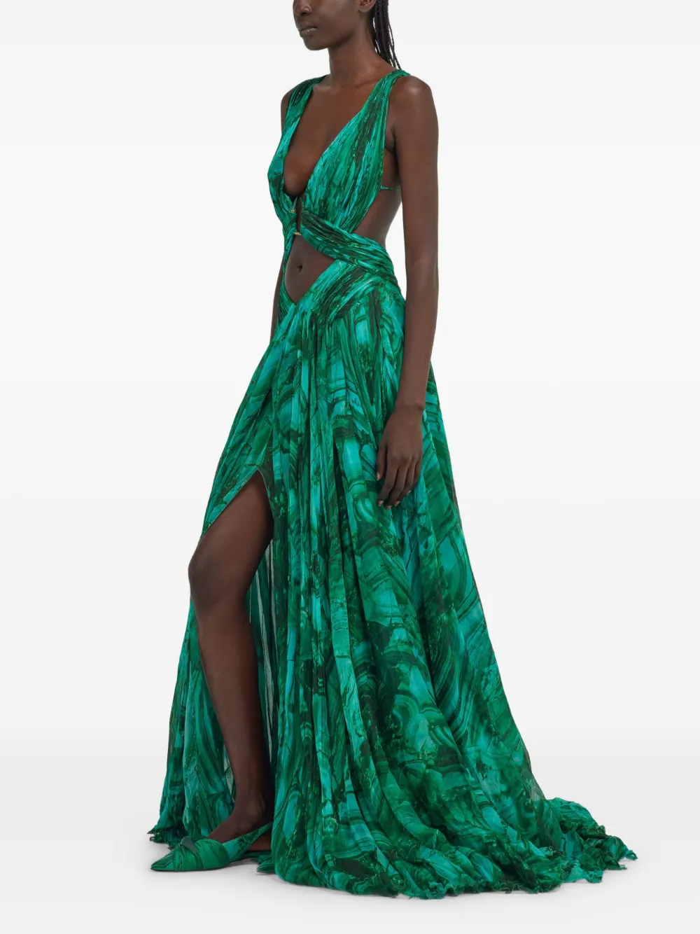 Roberto Cavalli abstract-print gown | Clothing | Image 4