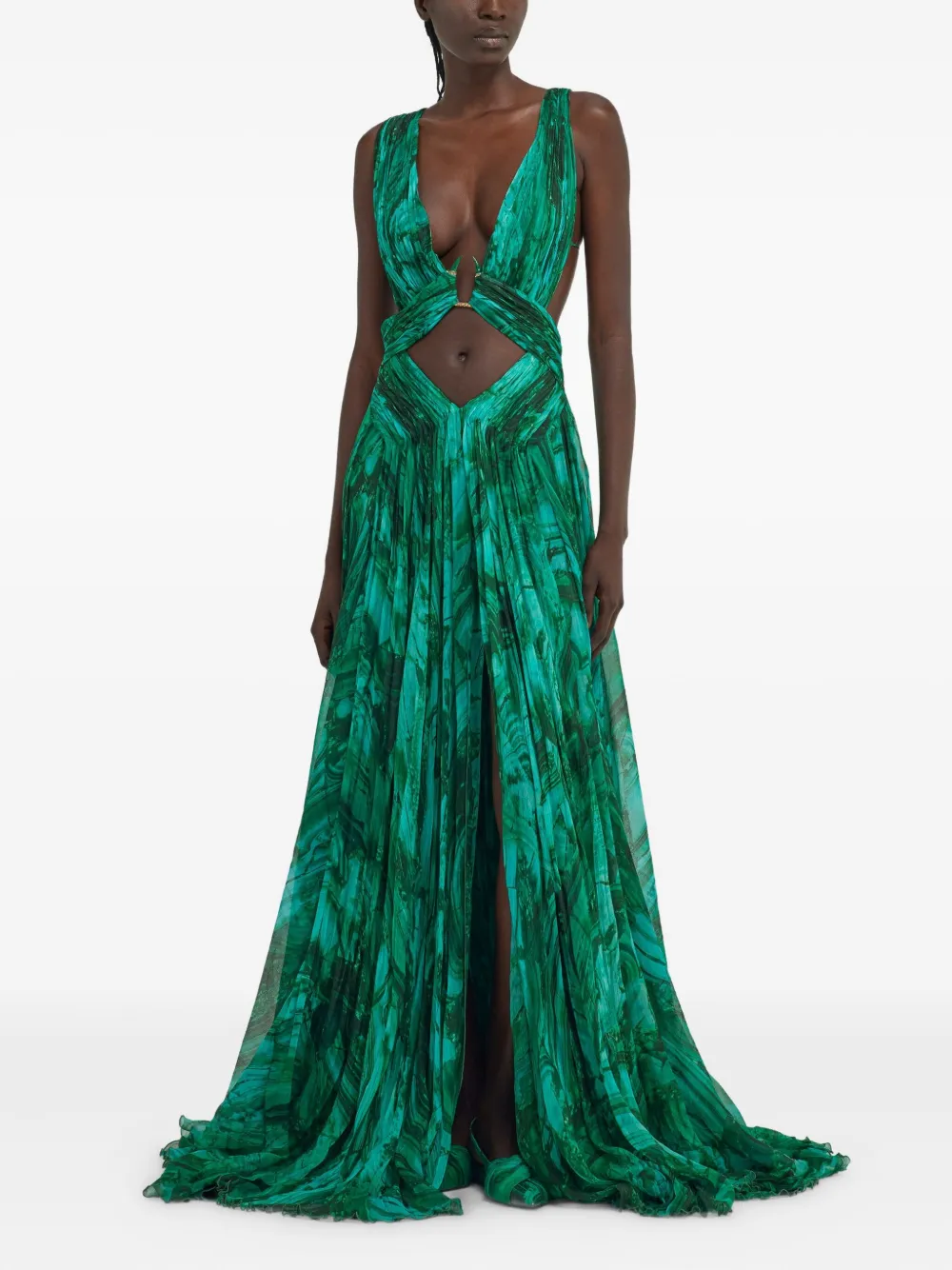Roberto Cavalli abstract-print gown | Dresses | Image 3