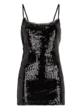 Roberto Cavalli sequined mini dress - Black