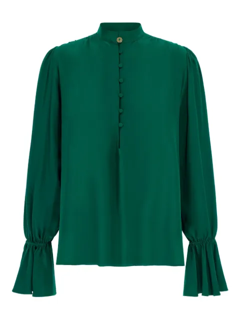Roberto Cavalli flared-cuff blouse