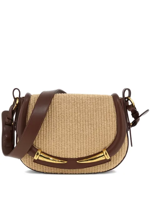 Roberto Cavalli Fang woven shoulder bag