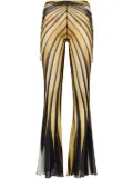 Roberto Cavalli Ray Of Gold flared trousers