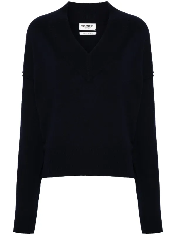 Essentiel Antwerp Gecko Trui Blauw FARFETCH NL