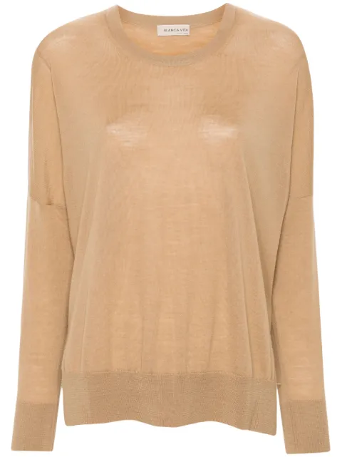 Blanca Vita fine-knit sweater