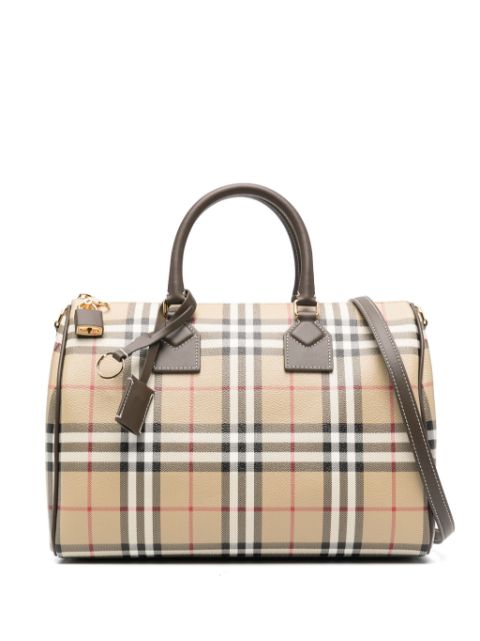 Burberry medium Check bowling bag Women