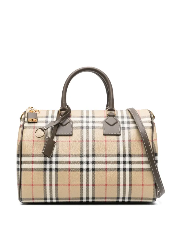 Burberry checkered bag on sale
