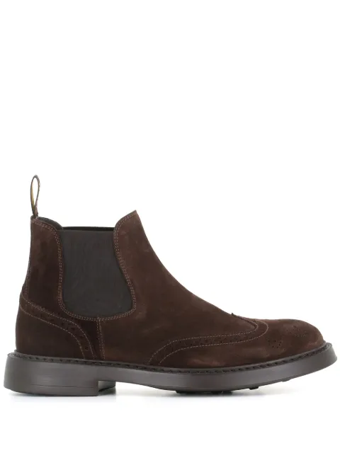 Doucal's perforated ankle boots