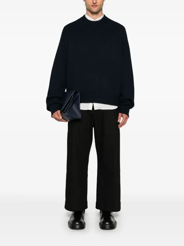 Studio Nicholson メリノウール セーター | ブルー | FARFETCH JP