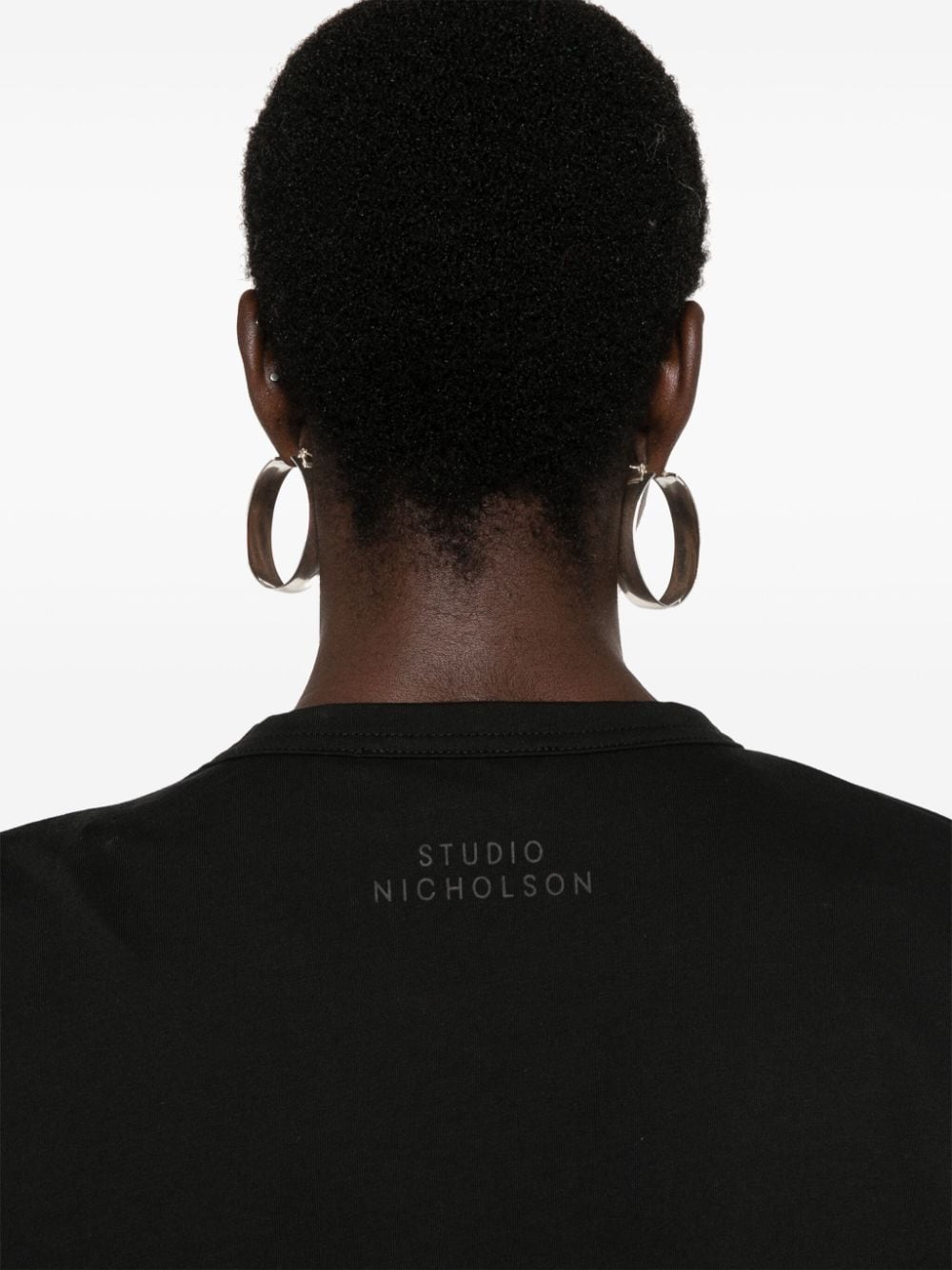 Shop Studio Nicholson Loop T-shirt In Black